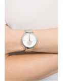Michael Kors Portia Quartz Silver Dial Two Tone Steel Strap Watch For Women - MK3709 Authentic Buy Shop Now