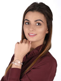 Michael Kors Jaryn Quartz Rose Gold Dial Rose Gold Steel Strap Watch For Women - MK3785 Authentic Buy Shop Now
