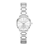Michael Kors Portia Quartz Silver Dial Silver Steel Strap Watch For Women - MK3837 Authentic Buy Shop Now