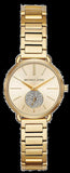 Michael Kors Portia Quartz Gold Dial Gold Steel Strap Watch For Women - MK3838 Authentic Buy Shop Now