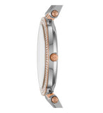 Michael Kors Sophie Chronograph Silver Dial Two Tone Steel Strap Watch For Women - MK3880 Authentic Buy Shop Now