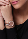 Michael Kors Sofie Quartz Rose Gold Dial Rose Gold Steel Strap Watch For Women - MK3882 Authentic Buy Shop Now