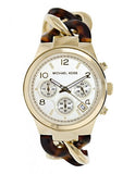 Michael Kors Runway Gold Dial Two Tone Steel Strap Watch for Women - MK4222 Authentic Buy Shop Now