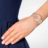 Michael Kors Sofie Quartz Rose Gold Dial Rose Gold Steel Strap Watch For Women - MK4335 Authentic Buy Shop Now