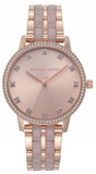 Michael Kors Melissa Analog Rose Gold Dial Rose Gold Steel Strap Watch For Women - MK4396 Authentic Buy Shop Now