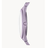 Michael Kors Slim Runway Quartz Purple Dial Purple Steel Strap Watch For Women - MK4540 Authentic Buy Shop Now