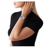 Michael Kors Pyper Three Hand Pink Dial Silver Steel Strap Watch For Women - MK4631 Authentic Buy Shop Now