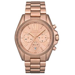 Michael Kors Bradshaw Rose Gold Dial Rose Gold Steel Strap Watch for Women - MK5503 Authentic Buy Shop Now
