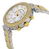 Michael Kors Parker Chronograph Silver Dial Two Tone Steel Strap Watch For Women - MK5687 Authentic Buy Shop Now