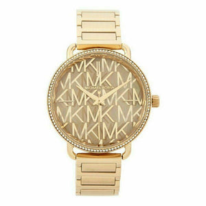 Michael Kors Portia Quartz Gold Dial Gold Steel Strap Watch For Women - MK3886 Authentic Buy Shop Now