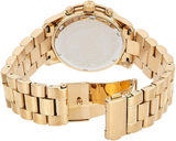 Michael Kors Runway Hunger Stop100 Series Blue Dial Gold Steel Strap Watch for Women - MK5815 Authentic Buy Shop Now