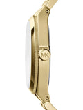Michael Kors Channing Turquoise Dial Gold Steel Strap Watch For Women - MK5894 Authentic Buy Shop Now