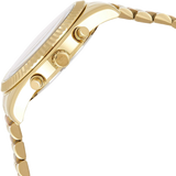 Michael Kors Runway Iridescent Pink Dial Gold Steel Strap Watch for Women - MK5939 Authentic Buy Shop Now