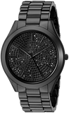 Michael Kors Kinley Silver Dial Black Steel Strap Watch for Women - MK5999 Authentic Buy Shop Now