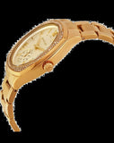 Michael Kors Byrn Quartz Gold Dial Gold Steel Strap Watch For Women - MK6134 Authentic Buy Shop Now