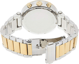 Michael Kors Parker Pink Dial Two Tone Steel Strap Watch for Women - MK6140 Authentic Buy Shop Now