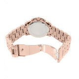 Michael Kors Runway Chronograph Purple Dial Rose Gold Steel Strap Watch For Women - MK6163 Authentic Buy Shop Now
