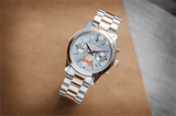 Michael Kors Runway Chronograph Blue Dial Two Tone Steel Strap Watch For Women - MK6166 Authentic Buy Shop Now