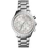 Michael Kors Brinkley Diamonds Silver Dial Silver Steel Strap Watch for Women - MK6186 Authentic Buy Shop Now