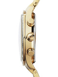 Michael Kors Brinkley Diamonds Gold Dial Gold Steel Strap Watch for Women - MK6187 Authentic Buy Shop Now