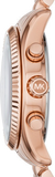 Michael Kors Lexington Purple Dial Rose Gold Steel Strap Watch For Women - MK6207 Authentic Buy Shop Now