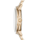 Michael Kors Madelyn Quartz Gold Dial Gold Steel Strap Watch For Women - MK6287 Authentic Buy Shop Now