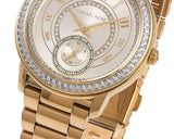 Michael Kors Madelyn Quartz Gold Dial Gold Steel Strap Watch For Women - MK6287 Authentic Buy Shop Now