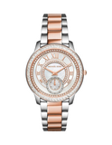 Michael Kors Madelyn Silver Dial Two Tone Steel Strap Watch for Women - MK6288 Authentic Buy Shop Now