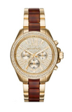 Michael Kors Wren Gold Dial Two Tone Steel Strap Watch for Women - MK6294 Authentic Buy Shop Now