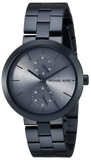 Michael Kors Garner Chronograph Quartz Blue Dial Blue Steel Strap Watch For Women - MK6410 Authentic Buy Shop Now