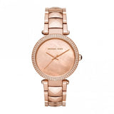 Michael Kors Parker Rose Gold Dial with Diamonds Rose Gold Steel Strap Watch for Women - MK6426 Authentic Buy Shop Now