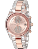 Michael Kors Blair Quartz Analog Rose Gold Dial Two Tone Steel Strap Watch For Women - MK6498 Authentic Buy Shop Now