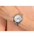 Michael Kors Bradshaw Quartz Silver Dial Silver Steel Strap Watch For Women - MK6554 Authentic Buy Shop Now