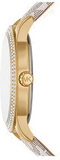 Michael Kors Tibby Multifunction Silver Dial White Leather Strap Watch For Women - MK6967 Authentic Buy Shop Now