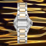 Michael Kors Camille Multifunction Silver Dial Two Tone Steel Strap Watch For Women - MK6982 Authentic Buy Shop Now
