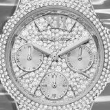 Michael Kors Camille Multifunction Crystals Silver Dial Silver Steel Strap Watch For Women - MK6996 Authentic Buy Shop Now