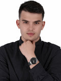 Michael Kors Cunningham Multifunction Black Dial Silver Steel Strap Watch For Men - MK7156 Authentic Buy Shop Now