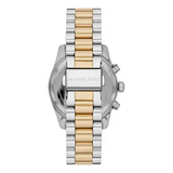 Michael Kors Lexington Chronograph Blue Dial Two Tone Steel Strap Watch For Women - MK7218 Authentic Buy Shop Now
