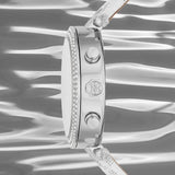 Michael Kors Parker Chronograph White Dial White Leather Strap Watch For Women - MK7226 Authentic Buy Shop Now