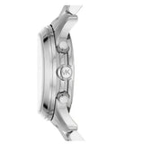 Michael Kors Runway Chronograph Silver Dial Silver Steel Strap Watch For Women - MK7325 Authentic Buy Shop Now