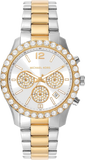 Michael Kors Berkley Chronograph Silver Dial Two Tone Steel Strap Watch For Women - MK7415 Authentic Buy Shop Now