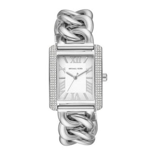 Michael Kors Emery Three Hand White Dial Silver Steel Strap Watch For Women - MK7438 Authentic Buy Shop Now