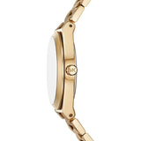 Michael Kors Lennox Three-Hand Gold Dial Gold Steel Strap Watch for Women - MK7500 Authentic Buy Shop Now
