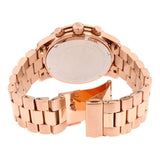 Michael Kors Runway Chronograph Rose Gold Dial Rose Gold Steel Strap Watch for Men - MK8096 Authentic Buy Shop Now