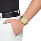 Michael Kors Lexington Gold Dial Gold Steel Strap Watch for Men - MK8281 Authentic Buy Shop Now