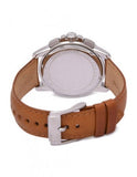 Michael Kors Ryker Chronograph Analog Blue Dial Brown Leather Strap Watch For Men - MK8518 Authentic Buy Shop Now
