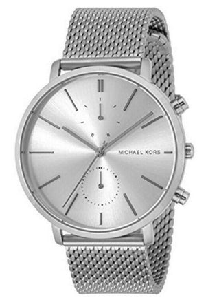 Michael Kors Jaryn Silver Dial Silver Mesh Bracelet Watch for Men - MK8541 Authentic Buy Shop Now