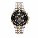Michael Kors Bayville Chronograph Black Dial Two Tone Steel Strap Watch For Women - MK8872 Authentic Buy Shop Now