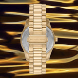 Michael Kors Lexington Quartz Gold Dial Gold Steel Strap Watch For Men - MK8947 Authentic Buy Shop Now