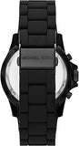Michael Kors Everest Chronograph Black Dial Black Silicone Strap Watch For Men - MK8980 Authentic Buy Shop Now